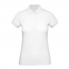 Polo femme 100% coton biologique blanc