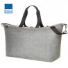 Sac de sport/voyage écologique polyester recyclé Europe GRIS CHINÉ CLAIR