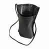 Porte-verre pochette tour du cou en TNT noir
