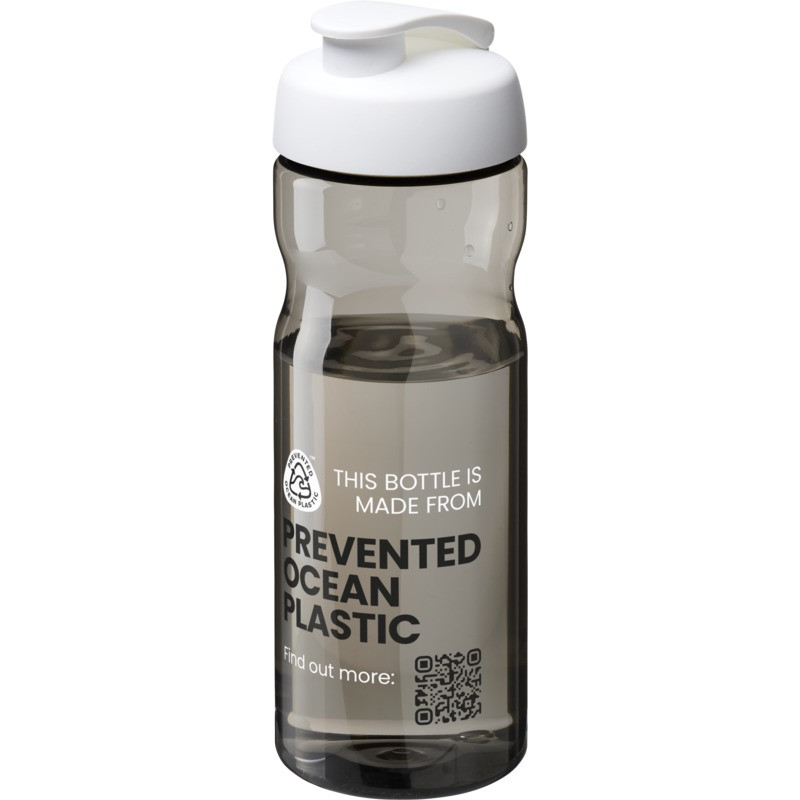 Bouteille de sport H2O Active® écologique (plastique recyclé océan) 650 ml