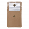 Cendrier de poche en alu et papier kraft - marquage inclus quadri
