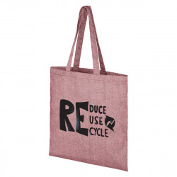 Sac shopping écologique 100% coton recyclé cot-recy-pf