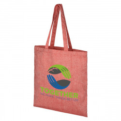 Sac shopping écologique 100% coton recyclé cot-recy-pf