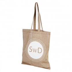 Sac shopping écologique 100% coton recyclé cot-recy-pf