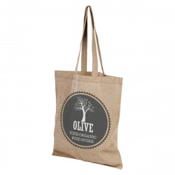 Sac shopping écologique 100% coton recyclé cot-recy-pf