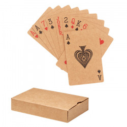 Jeu de cartes en papier recyclé