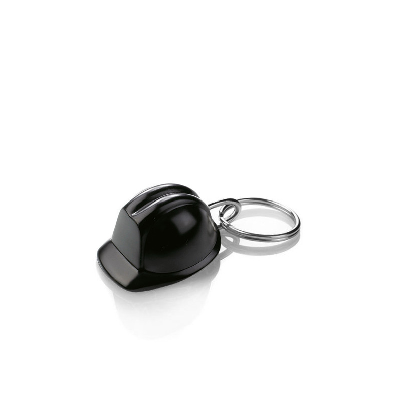 Porte-clés casque de chantier en plastique recyclé