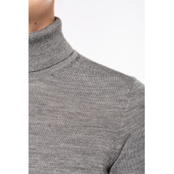 Pull à col roulé 100% laine Merinos Femme