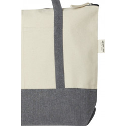 Sac coton recyclé avec fermeture eclair