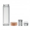 Gourde théière en verre double paroi