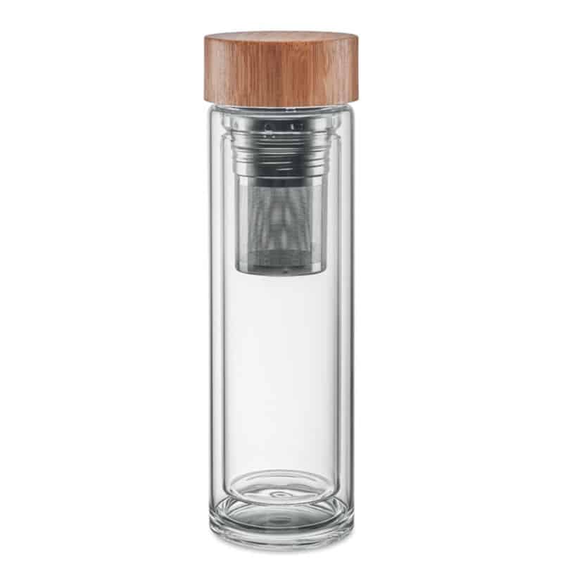 Gourde En Verre 1500 Ml Avec Infuseur à Thé - Étanche Et Résistante - Idéale Sport, Bureau, Voyage