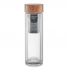 Gourde théière en verre double paroi