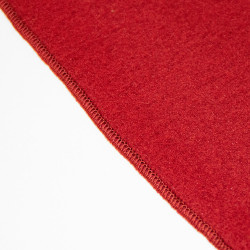 PLAID POLAIRE écologique en polyester recyclé ROUGE