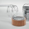 Gourde théière en verre double paroi