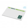 notes adhésives écologiques 100 x 75mm 25F recyclé et FSC avec marquage inclus 1 coul