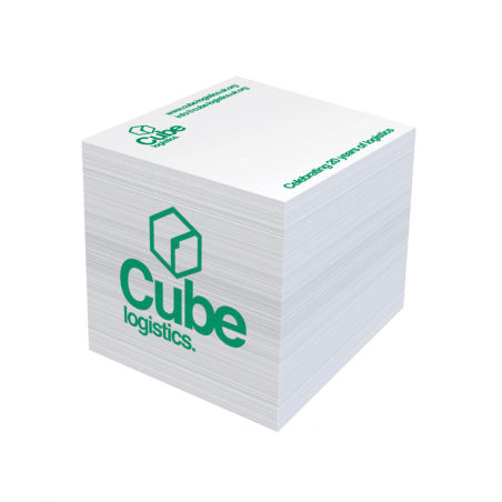 Bloc Mémo En Cuir Véritable Atena - Cube Noir 11,2x11,2x4,5cm - Fabriqué En Italie - Support Pour Notes Et Feuillets