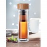 Gourde théière en verre double paroi