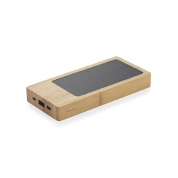 Batterie solaire BAMBOU - Powerbank 10000 mAh