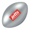 Anti-Stress ballon de rugby couleurs argent