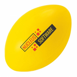 Anti-Stress ballon de rugby couleurs jaune