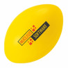Anti-Stress ballon de rugby couleurs jaune