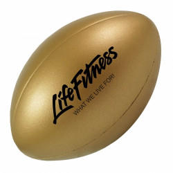 Anti-Stress ballon de rugby couleurs or