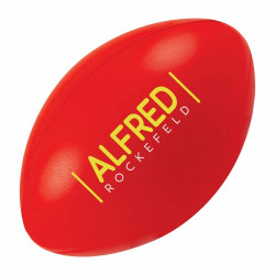 Anti-Stress ballon de rugby couleurs rouge