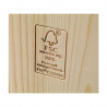 Coffret à vin 1 bouteille & Casier à vin 3 bouteilles bois FSC®
