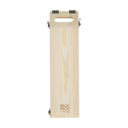 Coffret à vin 1 bouteille & Casier à vin 3 bouteilles bois FSC®