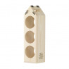 Coffret à vin 1 bouteille & Casier à vin 3 bouteilles bois FSC®