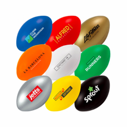Anti-Stress ballon de rugby couleurs