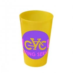 Verre Gobelet en plastique réutilisable 300 ml Fabrication Europe