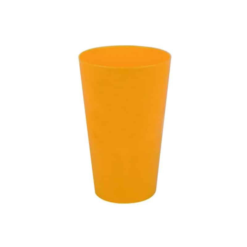 Verre Gobelet en plastique réutilisable 250/330 ml avec marquage inclus 1 coul