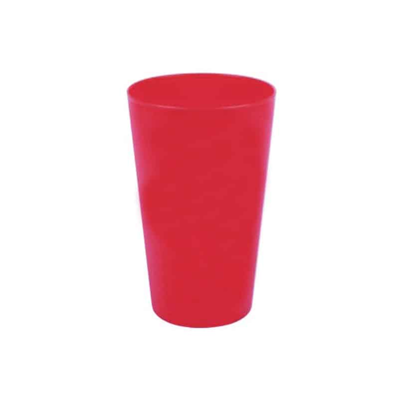 Verre Gobelet en plastique réutilisable 250/330 ml avec marquage inclus 1 coul