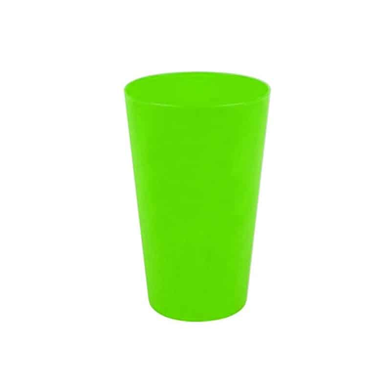 Verre Gobelet en plastique réutilisable 250/330 ml avec marquage inclus 1 coul