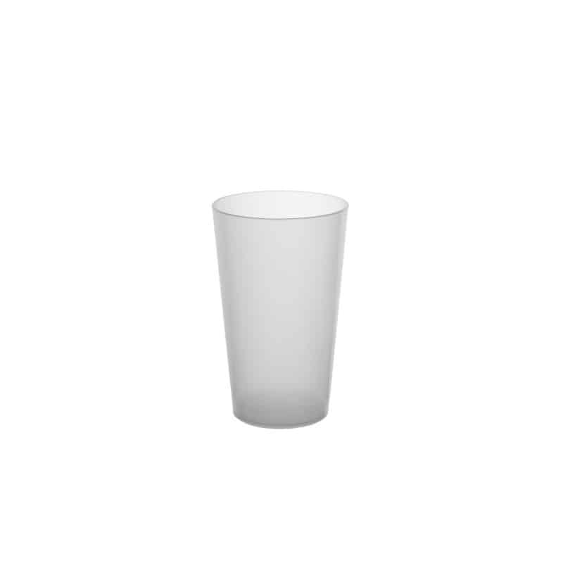 Verre Gobelet en plastique réutilisable 250/330 ml avec marquage inclus 1 coul