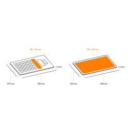 Calculatrice de bureau en papier recyclé