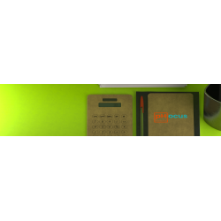 Calculatrice de bureau en papier recyclé