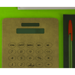 Calculatrice de bureau en papier recyclé