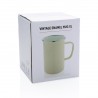 Grand Mug métal XL 680 ml - vintage tasse émaillée grand format