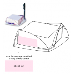 Cube porte papier écologique en papier forêts gérées - Fabrication FRANCE