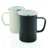 Grand Mug métal XL 680 ml - vintage tasse émaillée grand format