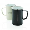 Grand Mug métal XL 680 ml - vintage tasse émaillée grand format
