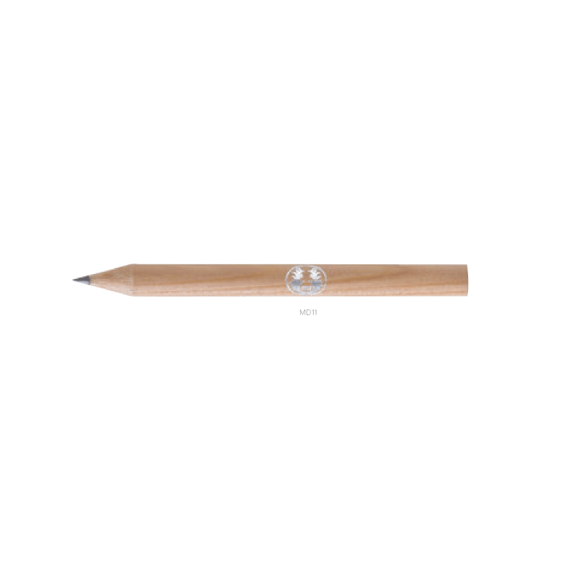 Crayon écologique en bois - coupé - 8,7 cm FRANCE - PEFC (marquage inclus)