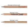 Crayon écologique en bois - Rond, coupé - 8,7cm FRANCE - PEFC (marquage inclus)