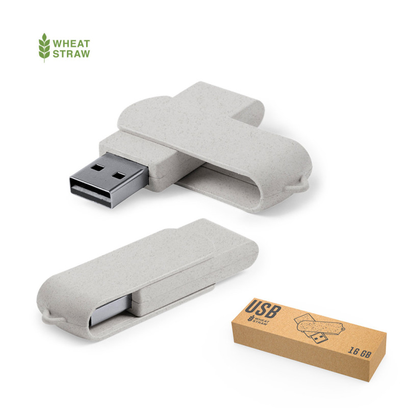Clé usb en fibres de blé