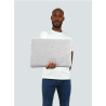 Pochette à ordinateur housse fabriquée en FRANCE coton Bio