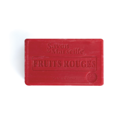 Savon de Marseille 100g avec personnalisation Fabrication FRANCE FRUITS ROUGE