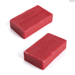 Savon de Marseille 100g avec personnalisation Fabrication FRANCE FRUITS ROUGE