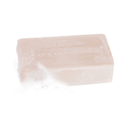 Savon de Marseille 100g avec personnalisation Fabrication FRANCE LAIT D'AMANDES DOUCES